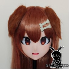 (RB1111)Full Head Quality Handmade Female/Girl Resin Japanese Anime Cartoon Character Misaka Cosplay Kigurumi Mask (RB1111)Full Head Quality Handmade Female/Girl Resin Japanese Anime Cartoon Character Misaka Cosplay Kigurumi Mask